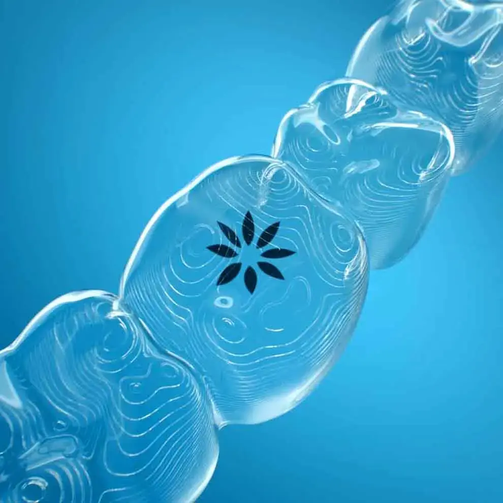 Invisalign clear aligner trays used during treatment at Soquel Dental Office in Soquel, CA